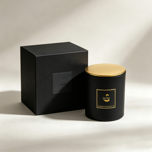 San Neo - Frascos Pequeños de Vidrio para Velas de 7x8.5cm con Tapa de Madera, Recipientes Vacíos para Hacer Velas, Venta al por Mayor - Product Image 1