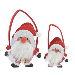 Cesta de fieltro 3D para decoración <span class=keywords><strong>navideña</strong></span>, bolsas de almacenamiento con diseño de Papá Noel y suecos, <span class=keywords><strong>2022</strong></span> - Product Image 6