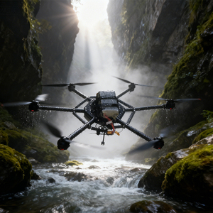 Dron FPV de 15 Pulgadas de Largo Alcance, 6 Ejes, Velocidad de 130 km/h, Fibra de Carbono, Motor 4214, Potencia 8S, Plataforma de Elevación Pesada, UAV Profesional - Product Image 1