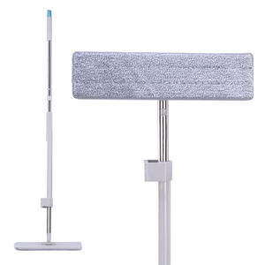 Serpillière professionnelle en microfibre humide ou sèche à 360 ° rotative pour le nettoyage des sols avec manche télescopique - Product Image 3