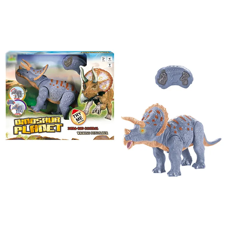 Children Toys Remote Control Walking Animal Model With Sound Electric Dinosaur