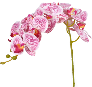 <span class=keywords><strong>Bouquet</strong></span> de <span class=keywords><strong>mariage</strong></span> Flores Real Touch soie fausses orchidées fleurs artificielles orchidées fleurs artificielles pour la décoration intérieure - Product Image 1