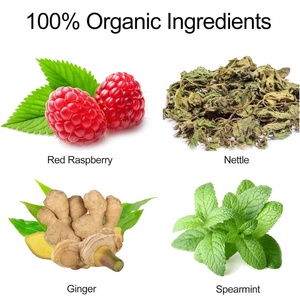 Thé de Santé Équilibrant Hormonal aux Plantes OEM, Mélange Premium Végétalien Halal Aromatisé à la Feuille de Framboisier Rouge, à la Ortie et au Gingembre - Product Image 4