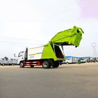 Camion à ordures à compression hydraulique Chengli Dongfeng Furuka 8m³ à chargement arrière pour la collecte et le transport des déchets municipaux