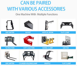 INMAX EV10 Аккумулятор для фермы садовый ковш маленький Электрический 1 тонный колесный контейнерный погрузчик - Product Image 6