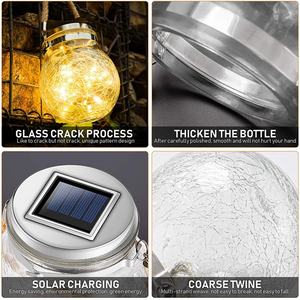 Lámpara Solar LED para Exteriores con Diseño de Bola de Cristal, Decoración Navideña, 10, 50, 30, Personalizada, 20, 80 - Product Image 2