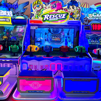 Machine d'arcade de tir à l'eau à monnayeur pour 4 joueurs, jeu vidéo de tir à l'eau, vente chaude directe usine