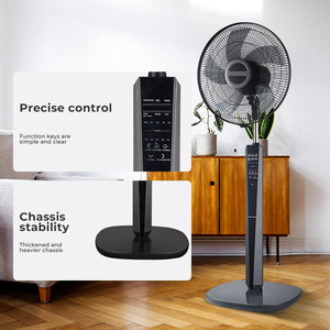 Ventilateur sur pied en plastique DC de 16 pouces KENNED, commande numérique à distance, oscillation, alimentation électrique par batterie, pour la maison, la voiture, l'hôtel - Product Image 3
