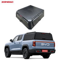 Capot rigide en alliage d'aluminium pour pick-up avec portes latérales solides et porte arrière vitrée pour BYD Shark 6