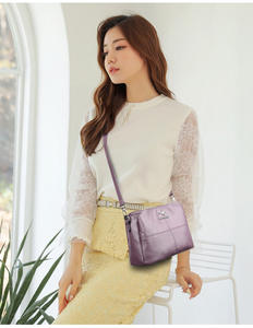 Mode de luxe nouveau sac à main assorti de couleur unie sac à bandoulière sac pour femmes mode fourre-tout sacs à main à une épaule - Product Image 3