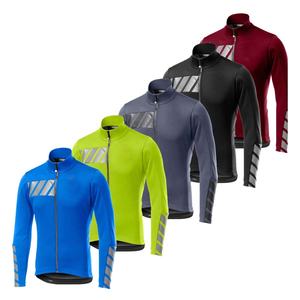 Chaqueta de Ciclismo de Invierno PIHA SPORTS PS-WJ-2 Personalizada para Hombre, de Poliéster y Elastano, Transpirable, con Estiramiento en Cuatro Direcciones, Cierre Completo y Manga Larga - Product Image 1