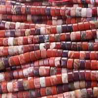 Discos de Piedra Natural de 2x4 mm, Redondos y Planos, en Forma de Moneda, Separadores de Gemas, Cuentas Sueltas, Adecuados para Hacer Pulseras y Joyería DIY