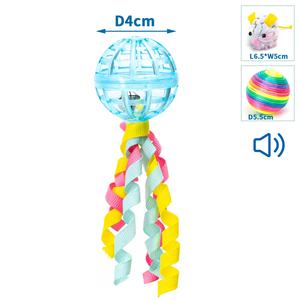 Juguete interactivo para gatos con sonido, materiales seguros, estimulación auditiva, fomenta el juego y reduce el estrés. - Product Image 1