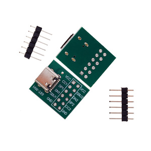 Placa Adaptadora Hongwei Micro Tipo C USB a DIP Hembra HW 189 con Pines de Conexión para Prototipos - Product Image 1