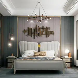 Modern luxury furniture Italian bedroom furniture set luxury king size bed