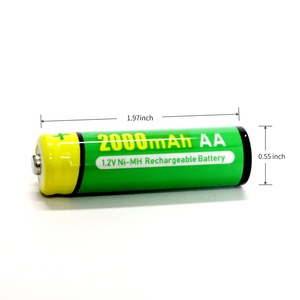 JINTION NiMh AA 2000mAh 1.2V batterie rechargeable AA batteries rechargeables <span class=keywords><strong>Amazon</strong></span> batterie pour brosse à dents caméra réveil jouet - Product Image 1