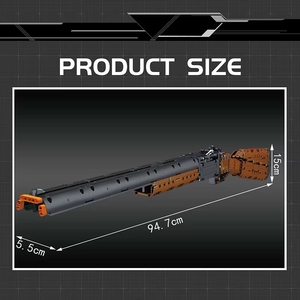 Mould <span class=keywords><strong>King</strong></span> 14016S 2024 Nuevo Modelo de Escopeta de Doble Cañón, Bloques de Construcción de Armas, Juguetes de Pistola, 1054 Piezas, Sets de Bloques de Construcción - Product Image 5