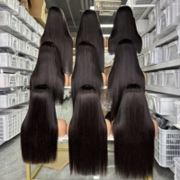 Perruques vietnamiennes brutes GL en cheveux humains, Lace Front, vente en gros, 2x6, ultra-lisses, couleur naturelle, perruque frontale HD pour femmes noires