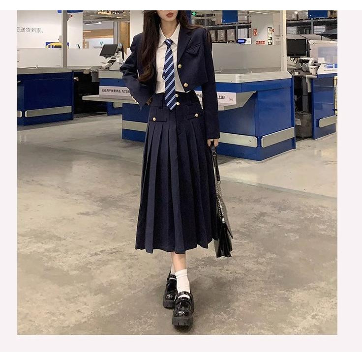 Suit and skirt set (with lining)