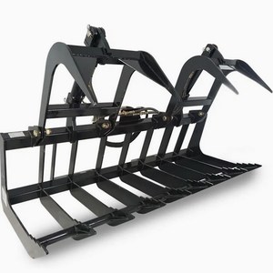 Khuyến mãi!! 84 "Skid chỉ đạo thủy lực cỏ vật lộn bánh xe loader Skeleton ngã ba vật lộn - Product Image 4