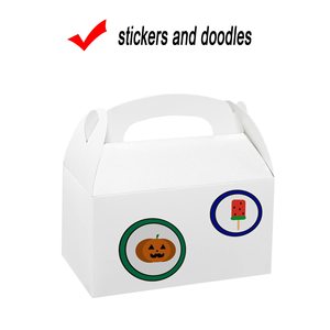 Boîtes d'emballage en carton blanc haut de gamme personnalisées pour les aliments de boulangerie Laminage mat en éponge robuste pour les collations de pâtisserie de beignets - Product Image 4