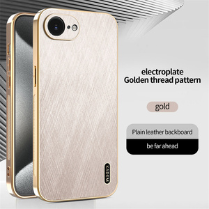 Housse de téléphone unie en cuir à cadre électrolytique de haute qualité pour <span class=keywords><strong>Google</strong></span> Pixel 6/6A/6 +/7/7A/8/8A/9/10/10 Pro/9A - Product Image 4