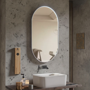 High Quality Arch Oval LED <strong>Mirror</strong> Salon Makeup Bedroom Ceiling Hotel Room Home-stay <strong>Hanging</strong> <strong>Mirror</strong> - Product Image 1
