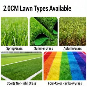 Césped Artificial Verde de Alta Calidad para Jardín, Alfombra Realista para Exteriores, Césped <span class=keywords><strong>Sintético</strong></span> para Paisajismo, <span class=keywords><strong>Precio</strong></span> al por Mayor - Product Image 4