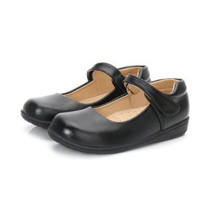 Chaussures en cuir blanc et noir pour enfants, chaussures légères pour enfants, filles, écoliers, chaussures habillées pour enfants, vente en gros - Product Image 4