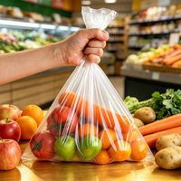 OEM op maat bedrukte transparante plastic rolfolie verpakking groenteverpakking zak transparante plastic fruitzak