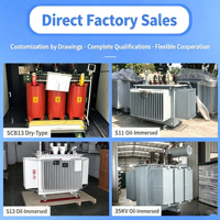 Transformateur sec HONGBIAN 630 kVA à alimentation directe d'usine, type SCB-14, en résine époxy coulée, triphasé, 50/60 Hz, bobinage en cuivre, électronique