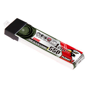 CODDAR RC batteria LiPo 1S 550MAH 3.7V 120C custodia rigida PH2.0 FPV Mini DroneHappy modello Mobula6 Mobula7 Snapper GEPRC Cinewhoop - Product Image 1