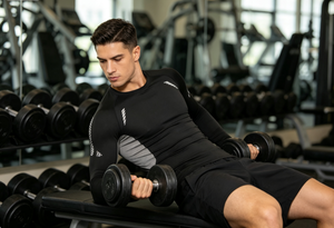 Chemises unisexes en spandex/polyester en stock, vêtements de fitness, séchage rapide, manches longues, pour adultes, basketball, course à pied, yoga, entraînement - Product Image 4