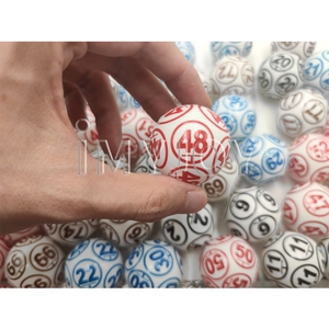 Balles de ping-pong en plastique miniatures personnalisées avec logo, 38 mm, pour tirage au sort de loterie, couleurs assorties, solides et durables - Product Image 6