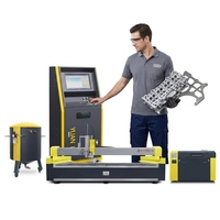 Machine à jet d'eau CNC multifonctionnelle 5 axes YUANLI pour l'acier inoxydable, le métal, la pierre, le verre, la céramique et les composites