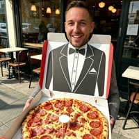 Boîtes à pizza créatives avec impression de dessins animés, boîtes d'emballage pour pizza en carton ondulé, boîtes à pizza pour emporter, conformes aux normes alimentaires