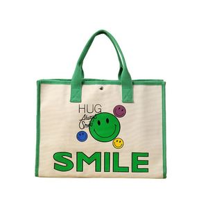 Fashion Multi Function Recycled Canvas Tote <b>Bags</b> With, Beautiful Pattern for Women Go Window-shopping <b>Beach</b> Play/ - Product Image 1