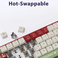 Ajazz AK680 65% clavier 60% Teclado 68 touches clavier de jeu ergonomique échange à chaud LED rétro-éclairé clavier mécanique
