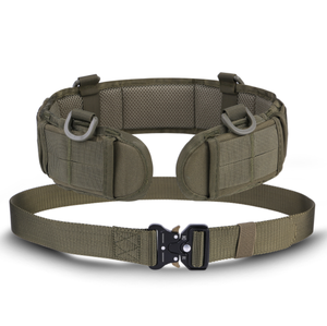 DFWB08 CS Ceintures tactiques Molle pour le combat, le chasse et le terrain, avec 4 anneaux en D, idéales pour le cosplay et les jeux - Product Image 1