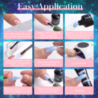 Gel UV pour extension d'ongles, Gel Acrylique, Polygel longue tenue, Kit d'ongles, Vente en gros OEM, Échantillon gratuit, Vente en gros usine