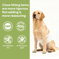 X9 Vente en gros Taille XS Coussinets d'entraînement pour animaux de compagnie jetables pour mâles, confortables, hautement absorbants et anti-odeurs