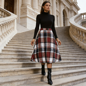 Mini-jupe en jean taille haute pour femme, style décontracté, tenue de ville quotidienne, nouvelle collection 2026, mode été, tenue de plage - Product Image 4