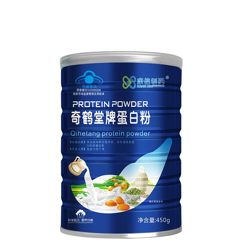 Venta caliente OEM/ODM suplemento dietético marca qihetang proteína en polvo