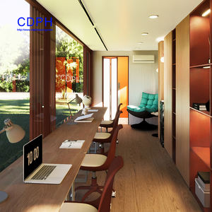 China Prefab Desmontable 20 pies Casa de contenedores 40 pies Modular Living Mobile Tiny Homes Prefabricado Portátil Plegable <span class=keywords><strong>Cabinas</strong></span> de oficina - Product Image 4