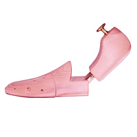 Arbre de chaussure à ressort réglable populaire, vente en gros, à double tube, chaussure en bois de cèdre durable, arbre de chaussure réglable personnalisé