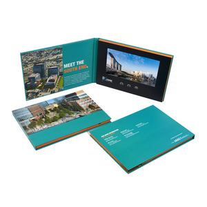numérique carte de voeux de livre dossier mailer vidéo brochure carte de visite avec lcd pour invitation/publicité - Product Image 2