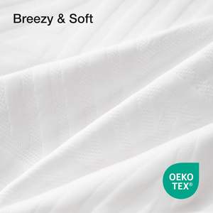 Euro Pillow Top Alta calidad 10 pulgadas King Innerspring Hybrid Gel Memory Foam Modern Pocket Spring - Product Image 3