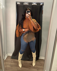 Autumn Winter Casual Women <strong>Sweater</strong> Solid Color Turtleneck Crop Top <strong>Knitted</strong> Pullover <strong>Sweater</strong> Women Casual Top - Product Image 1