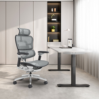 Nouvelle chaise de bureau ergonomique en maille pour jeux informatiques, inclinable et pivotante, en aluminium de qualité, chaise de direction de luxe, vente en gros