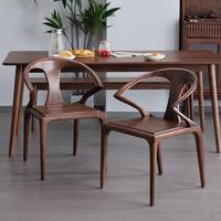 Chaises de salle à manger en bois modernes et luxueuses avec dossier pour salon, salle à manger, café, hôtel, appartement, meubles, bar à domicile